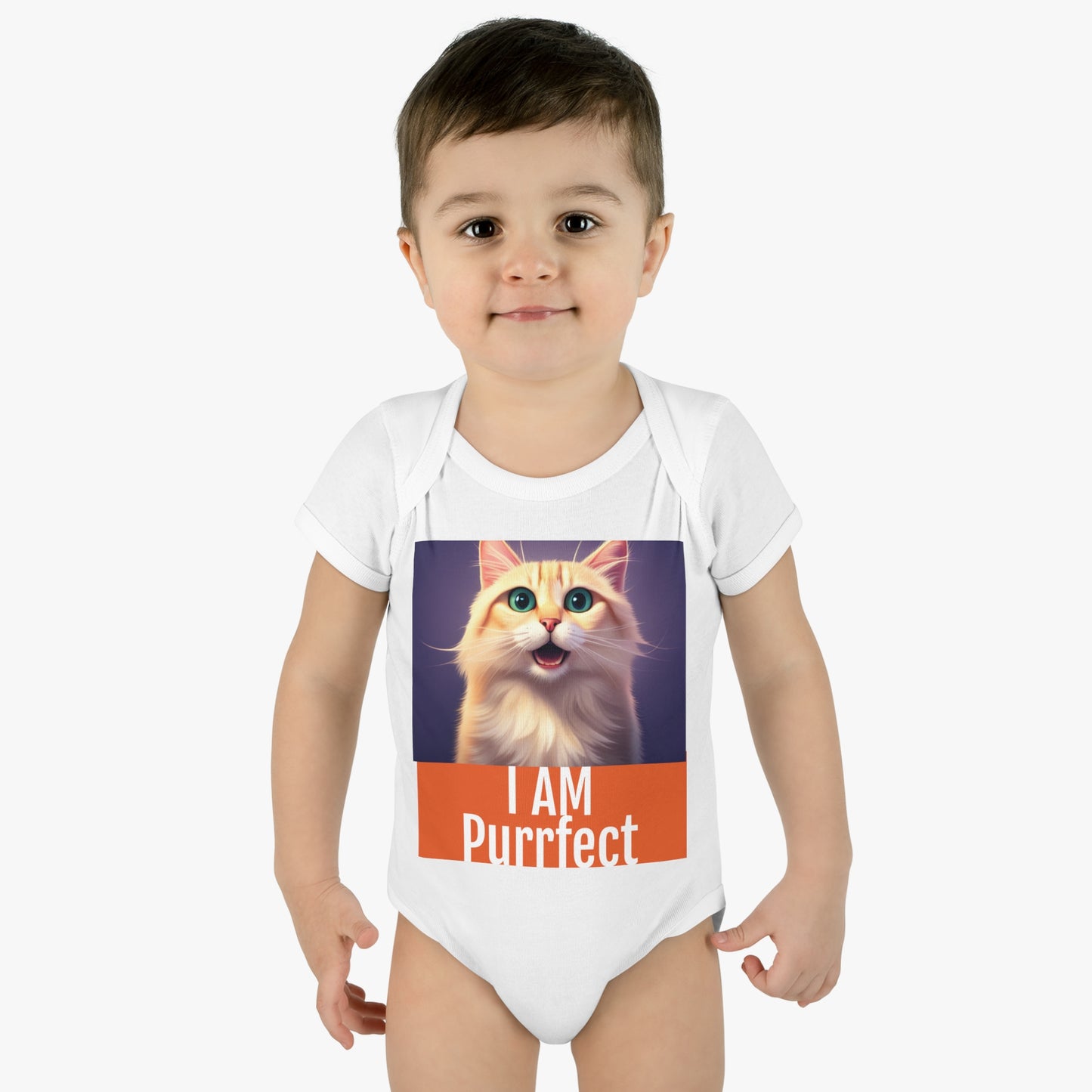 I Am Purfect Infant Baby Bodysuit