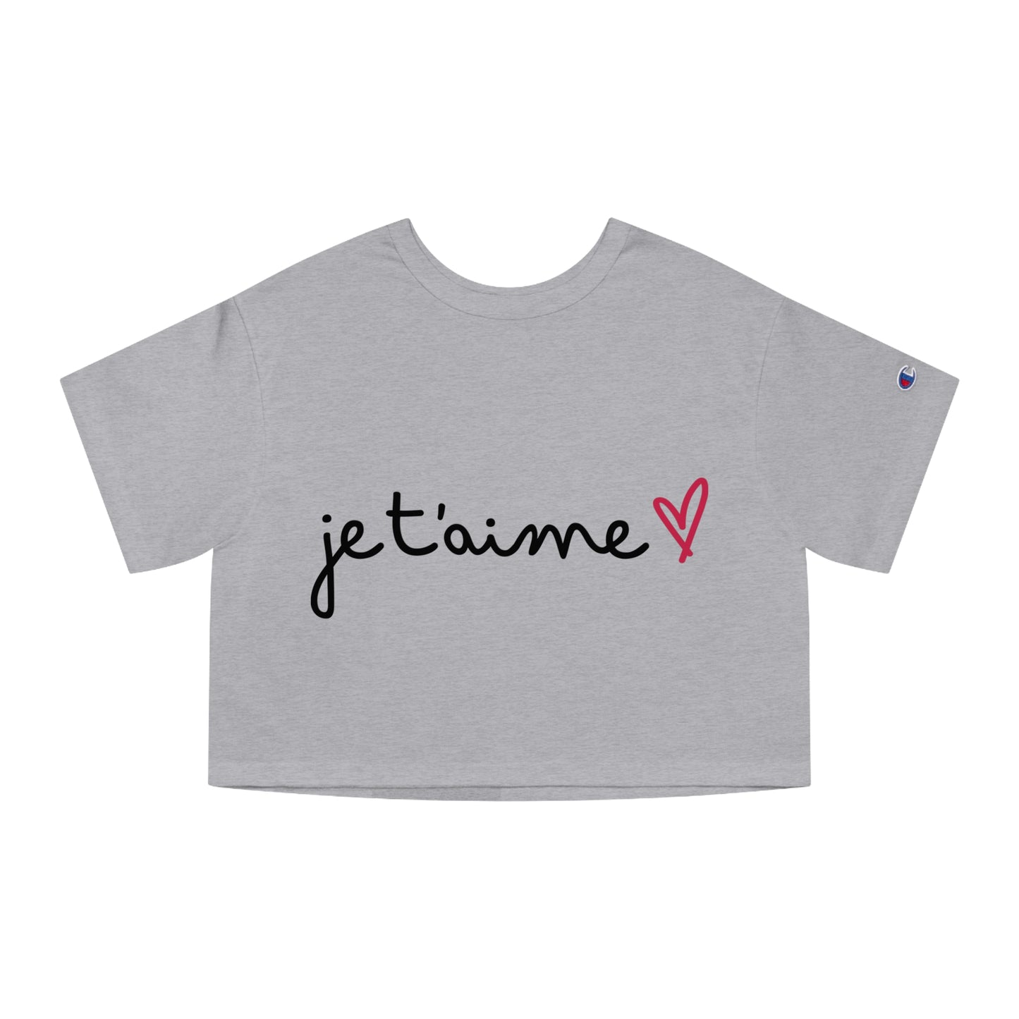 Jetaime' Champion Women's Heritage Cropped T-Shirt