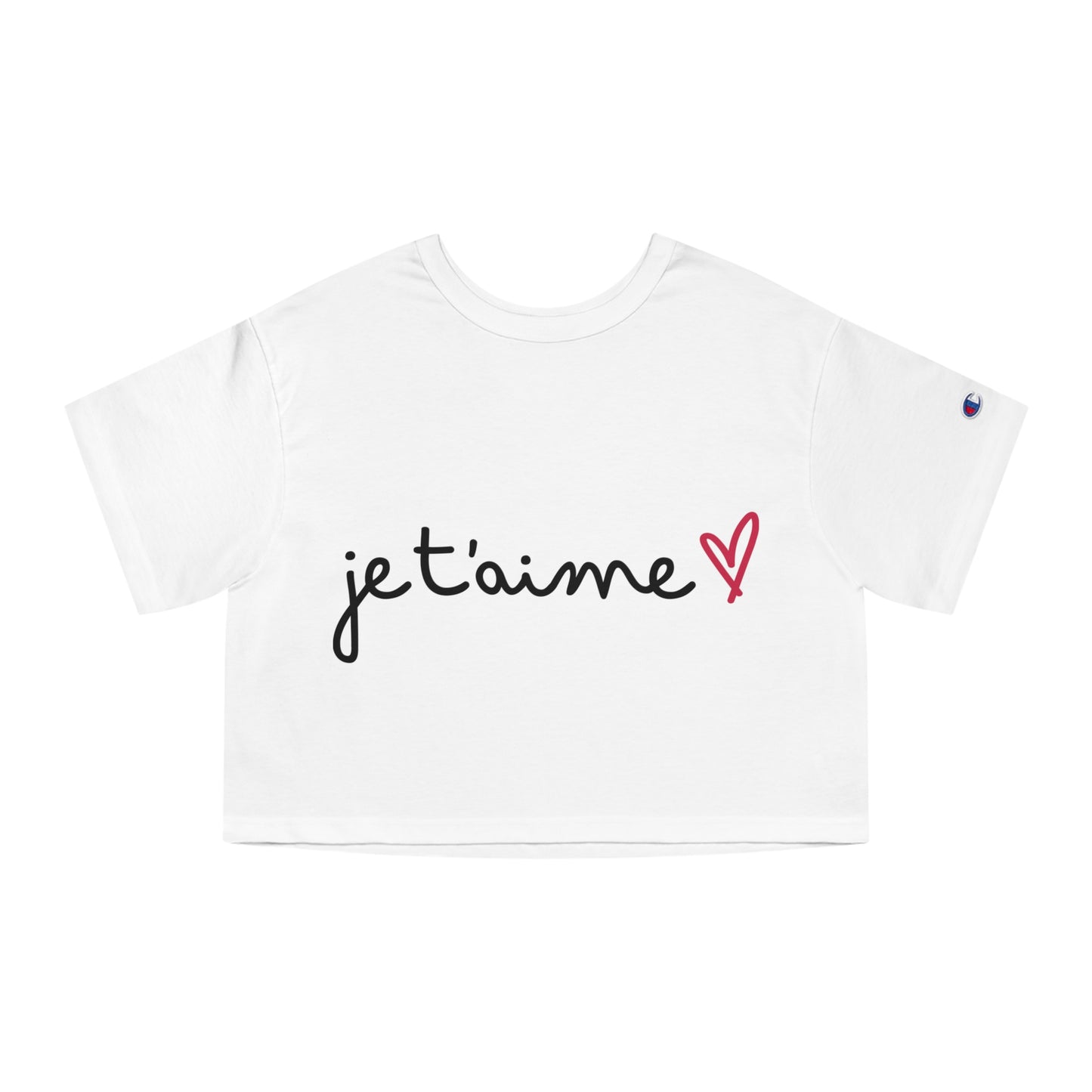 Jetaime' Champion Women's Heritage Cropped T-Shirt