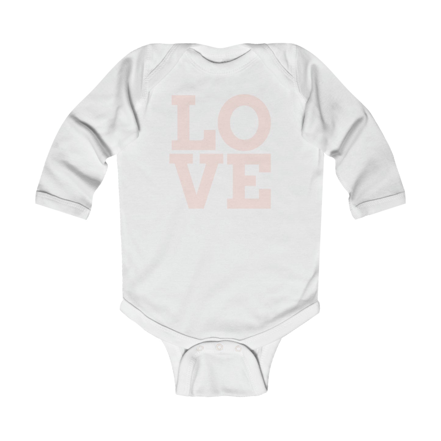 LOVE Infant Long Sleeve Bodysuit