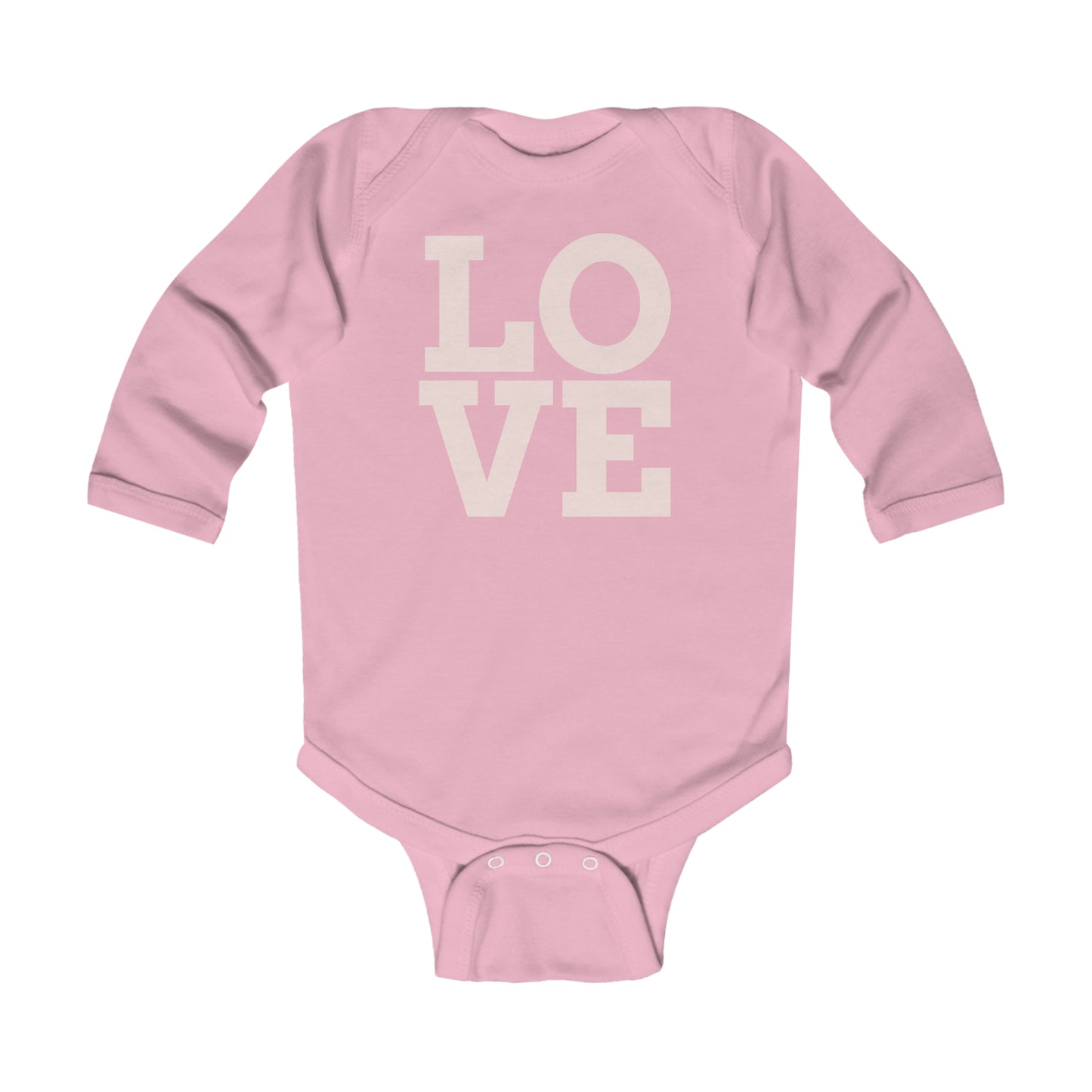 LOVE Infant Long Sleeve Bodysuit