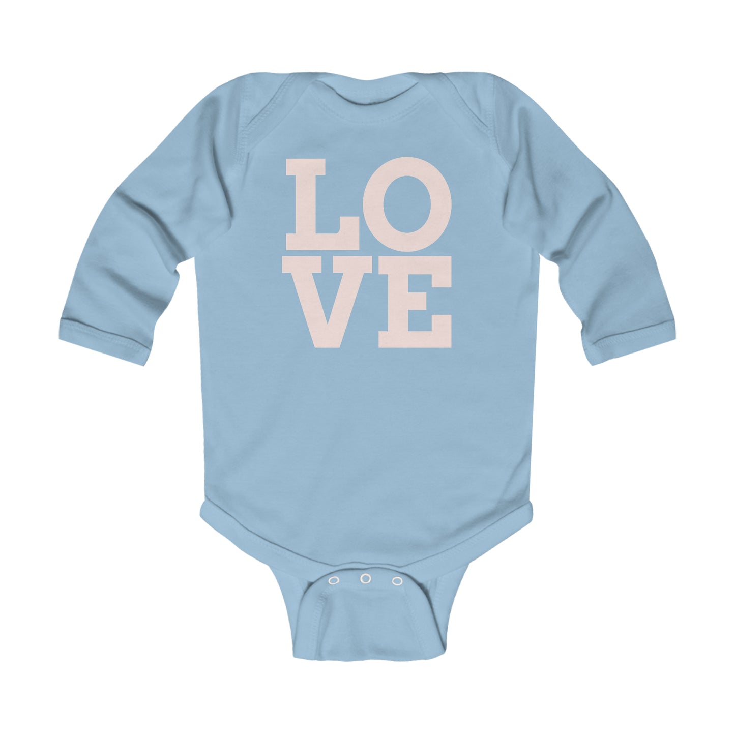 LOVE Infant Long Sleeve Bodysuit