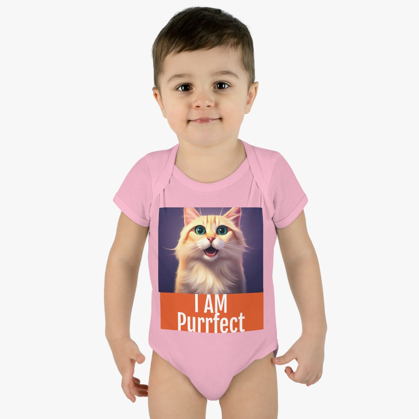 I Am Purfect Infant Baby Bodysuit