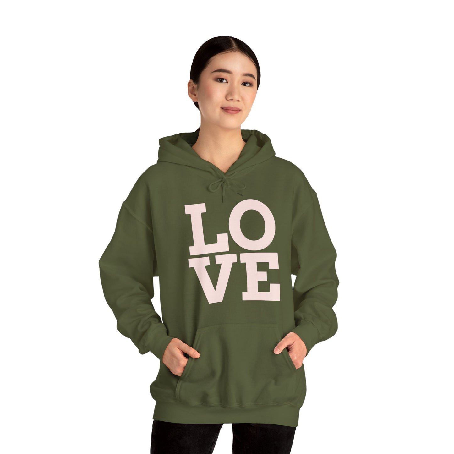 LOVE Unisex Heavy Blend™ Hooded Sweatshirt