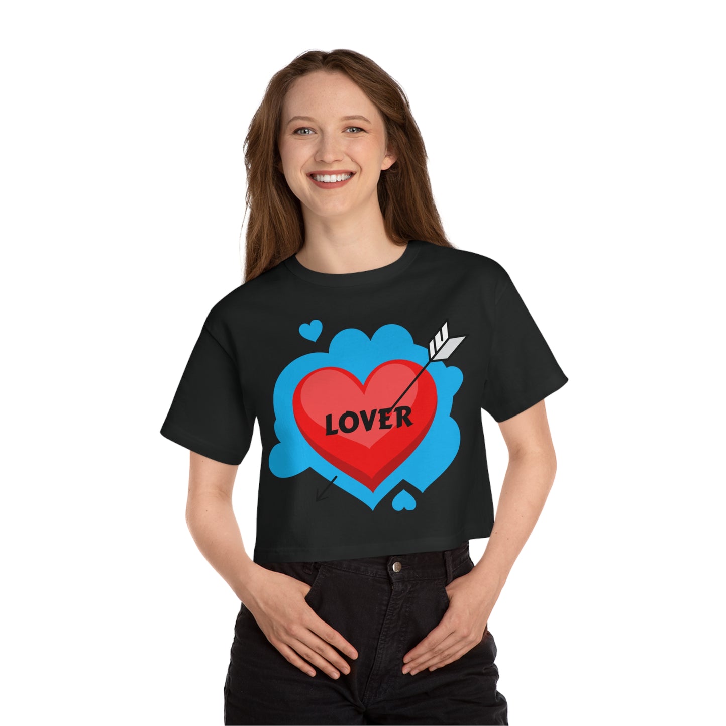 LOVER Champion Women's  Cropped T-Shirt