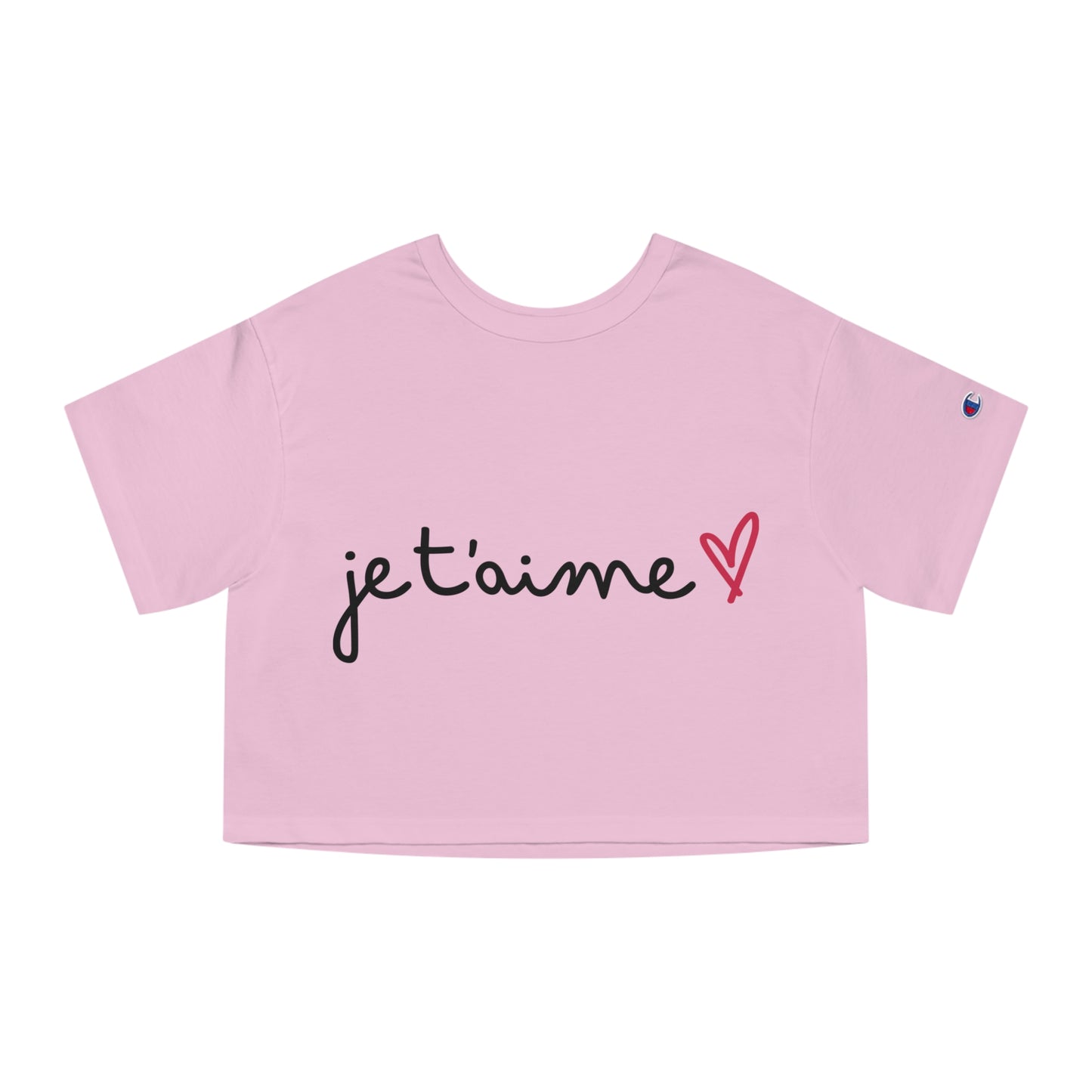 Jetaime' Champion Women's Heritage Cropped T-Shirt