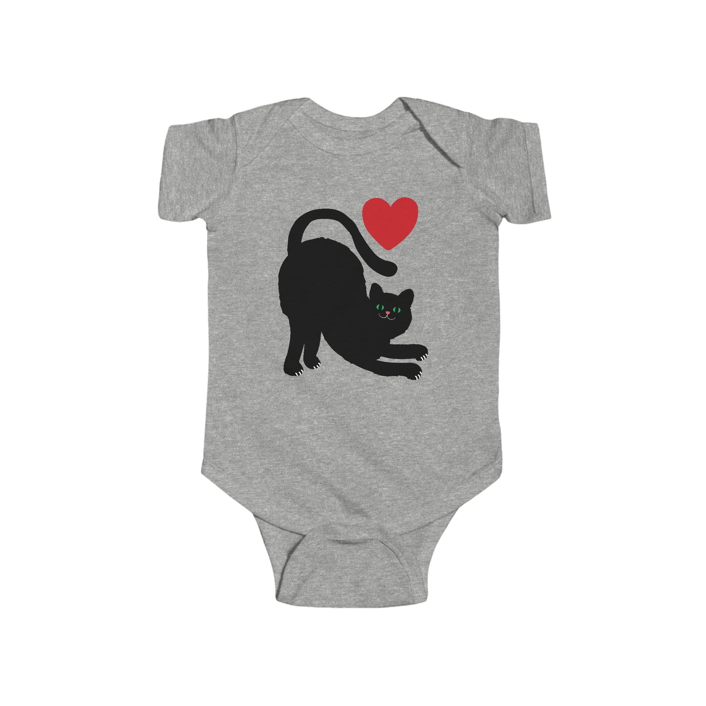 Heart Infant Fine Bodysuit