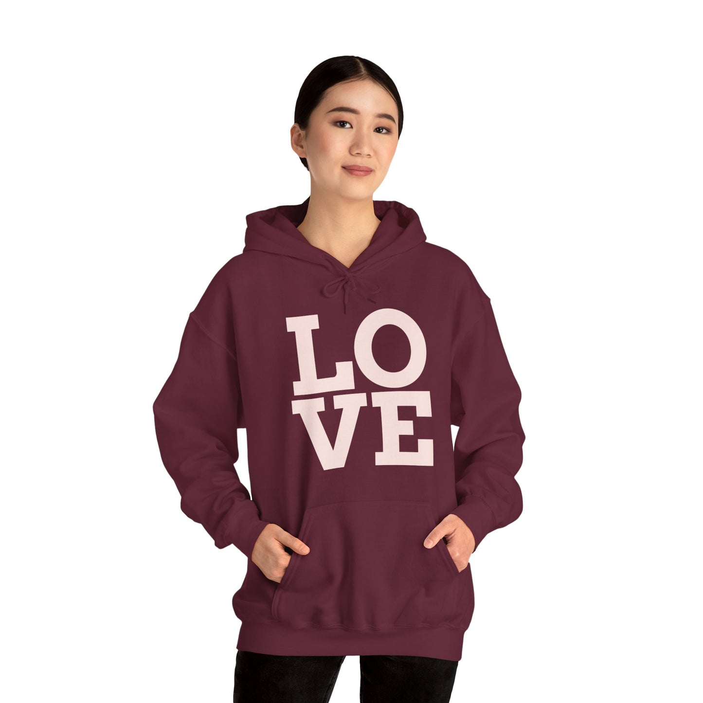 LOVE Unisex Heavy Blend™ Hooded Sweatshirt