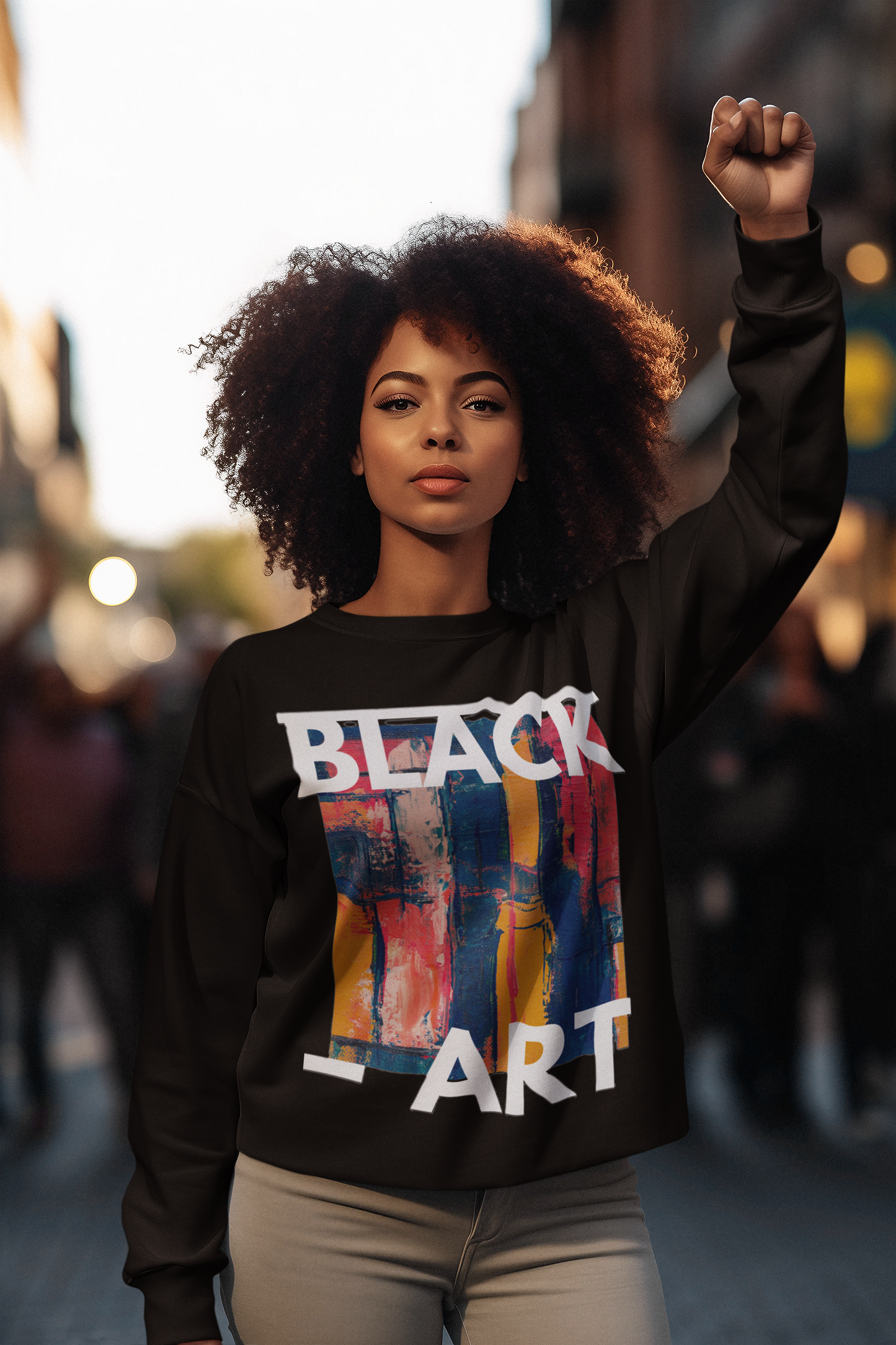 BLACK ART Crewneck Sweatshirt